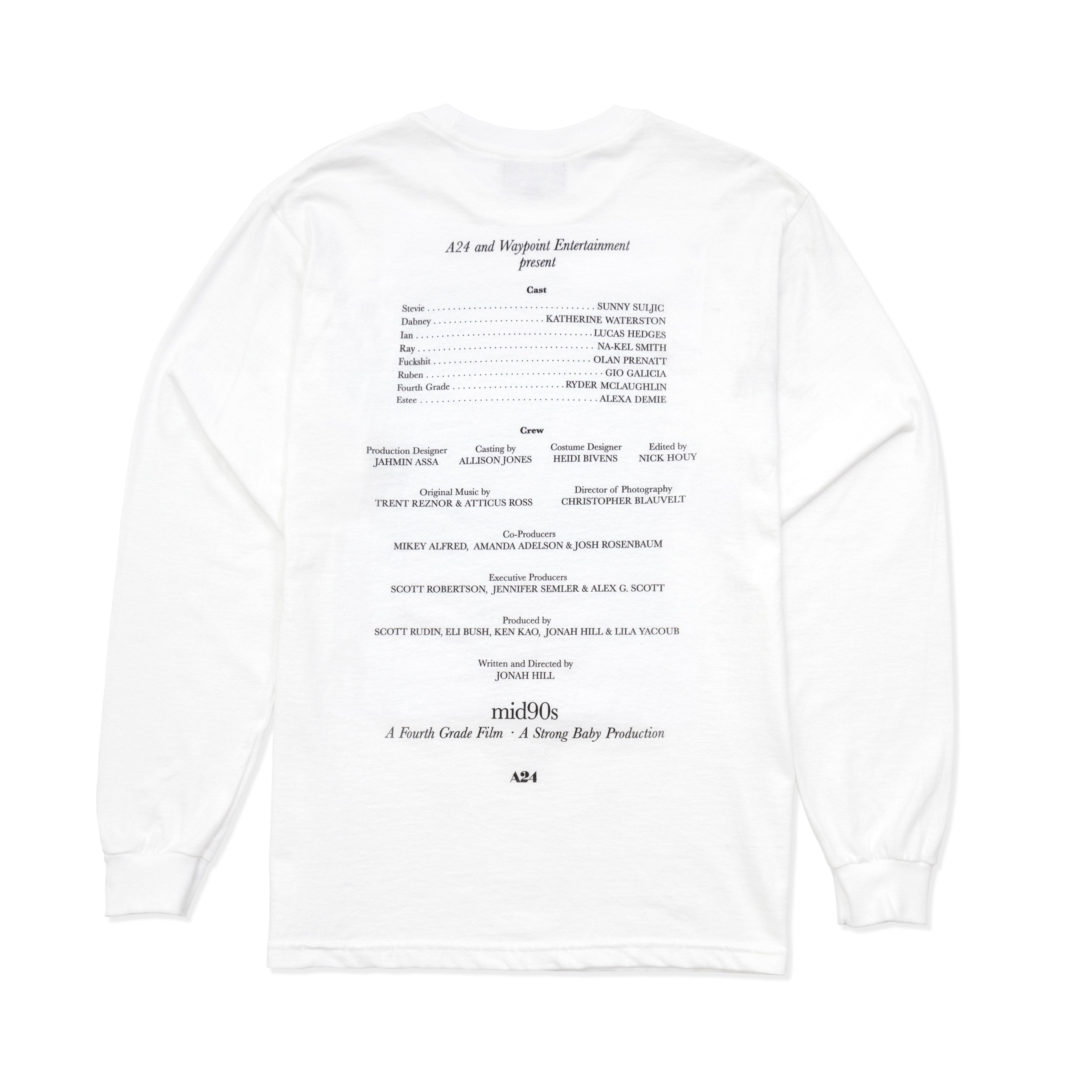 Jonah Hill x A24 Credits Long Sleeve